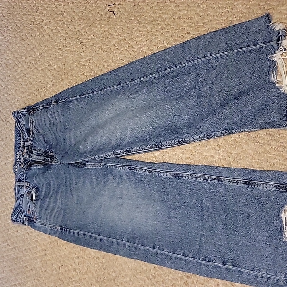 American Eagle wide leg jean 2 short